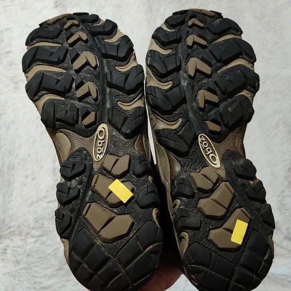 Obōz Womens Bridger Mid Hiking Boots Walnut Brown Leather B-Dry Waterproof 9.5 - Picture 8 of 11